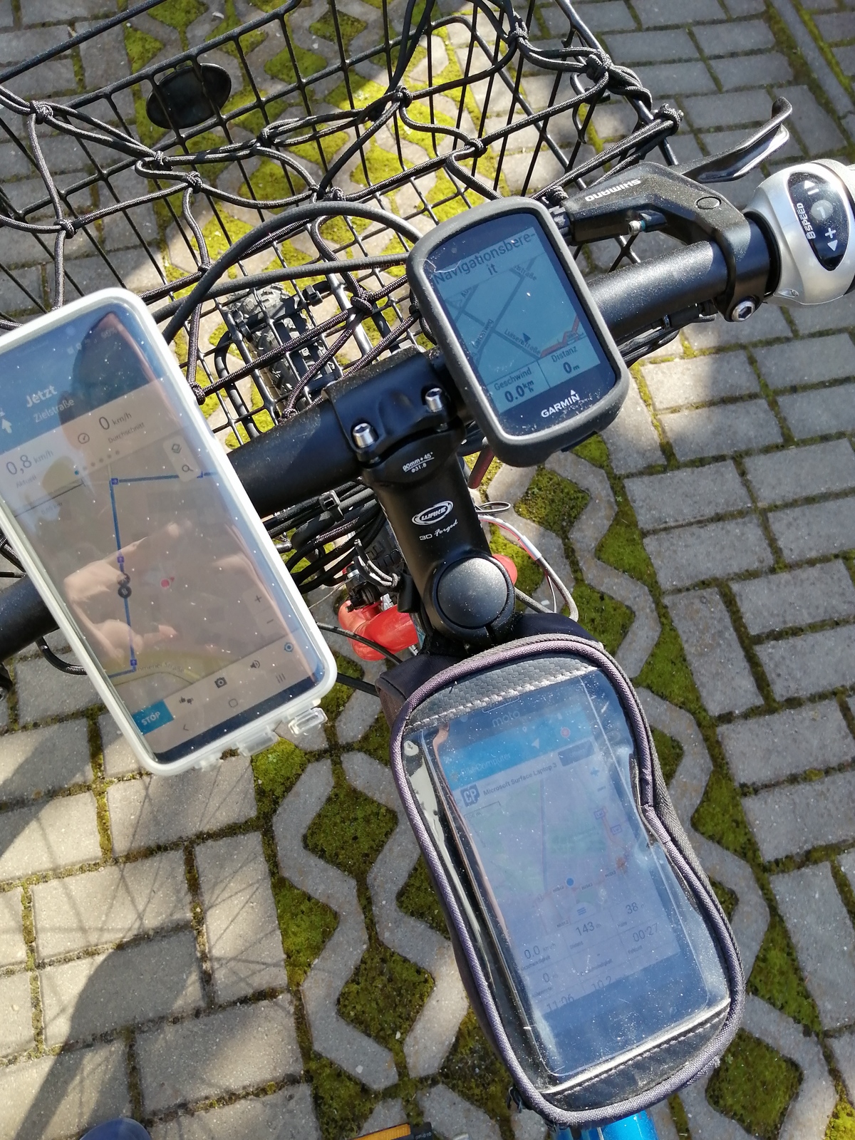 Fahrradcomputer oder Smartphone - Fahrrad Navi